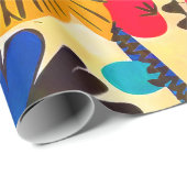 Mexicaanse erfgoed bloemenprint cadeaupapier (Rol Hoek)