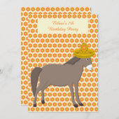 Mexicaanse ezel dag van de dode verjaardag kaart (Voorkant / Achterkant)