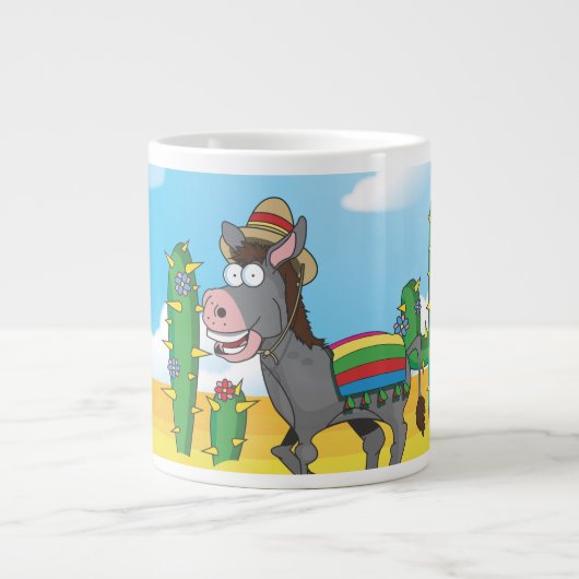Mexicaanse Ezel Grote Koffiekop (Voorkant)