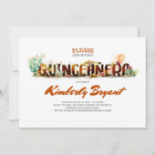 Mexicaanse Feest Fiesta - Quinceañera 15e verjaard Kaart (Voorkant)