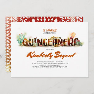 Mexicaanse Feest Fiesta - Quinceañera 15e verjaard Kaart
