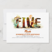 Mexicaanse feestdag 5e verjaardag kaart (Voorkant)