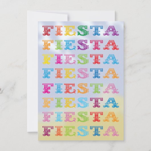 Mexicaanse feestdagen kaart (Achterkant)