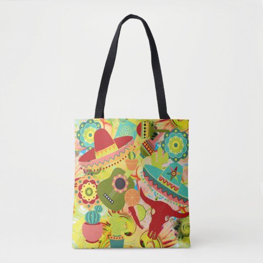 Mexicaanse feestinrichting tote bag (Voorkant)