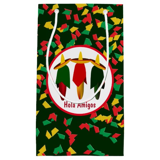 Mexicaanse festa Three amigos Hot Peppers Klein Cadeauzakje (Voorkant)