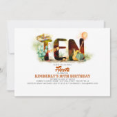 Mexicaanse Fiesta 10e verjaardagsfeest Kaart (Voorkant)