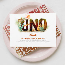 Mexicaanse Fiesta 1e verjaardag UNO Kaart