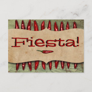 Mexicaanse Fiesta 50th Birthday Party Kaart