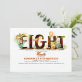 Mexicaanse Fiesta 8e Verjaardagsfeestje Kaart (Staand voorkant)