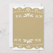 Mexicaanse Fiesta Adios Dos Derde Verjaardag Kaart (Achterkant)