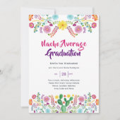 Mexicaanse FIESTA AFSTUDEERUITNODIGING Folk Art Kaart (Voorkant)