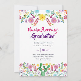 Mexicaanse FIESTA AFSTUDEREN Invitation Folk Art Kaart