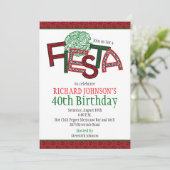 Mexicaanse Fiesta Azteekse verjaardagsfeestje uitn Kaart (Staand voorkant)