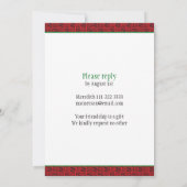 Mexicaanse Fiesta Azteekse verjaardagsfeestje uitn Kaart (Achterkant)