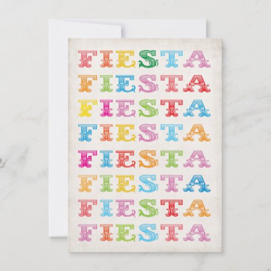 Mexicaanse Fiesta Baby Douche uitnodigingen (Achterkant)