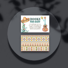 Mexicaanse fiesta baby shower boeken aanvraag informatiekaartje
