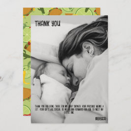 Mexicaanse fiesta baby shower dank u bedankkaart