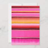 Mexicaanse Fiesta Baby Shower Uitnodiging (Achterkant)