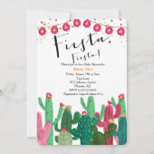 Mexicaanse Fiesta Baby Shower Uitnodiging (Voorkant)