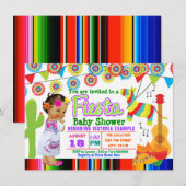 Mexicaanse Fiesta Baby Shower Uitnodigingen (Voorkant / Achterkant)