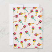 Mexicaanse Fiesta Baby Shower-uitnodigingen Kaart (Achterkant)