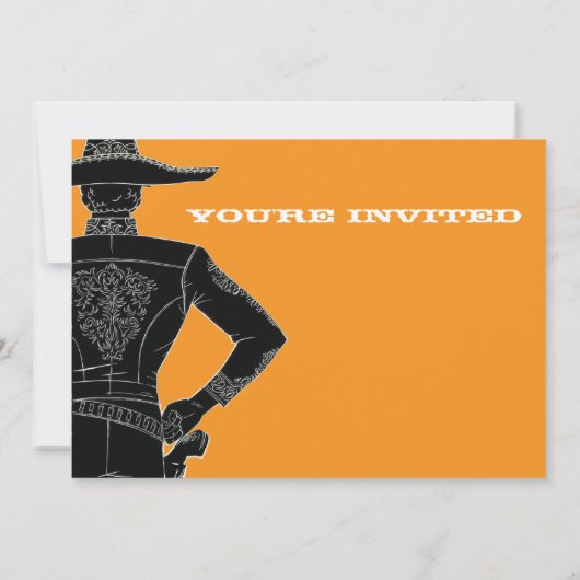 Mexicaanse Fiesta Banditos, Senoritas & Margaritas Kaart (Achterkant)