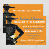 Mexicaanse Fiesta Banditos, Senoritas & Margaritas Kaart (Voorkant / Achterkant)