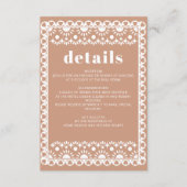 Mexicaanse Fiesta Barro Papel Picado Boho Wedding Informatiekaartje (Voorkant)