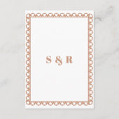 Mexicaanse Fiesta Barro Papel Picado Boho Wedding Informatiekaartje (Achterkant)