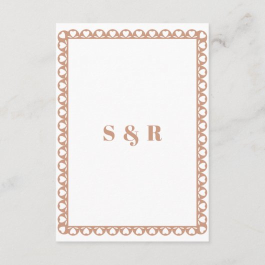 Mexicaanse Fiesta Barro Papel Picado Boho Wedding Informatiekaartje (Achterkant)