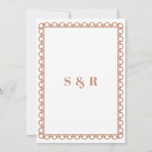 Mexicaanse Fiesta Barro Papel Picado Boho Wedding Save The Date (Achterkant)