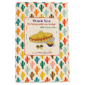 Mexicaanse Fiesta Bedankzak  Medium Cadeauzakje (Voorkant)