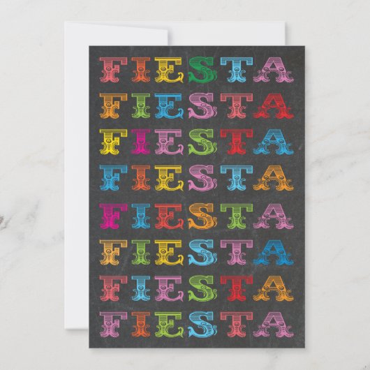 Mexicaanse Fiesta Beers verjaardagsfeestje uitnodi Kaart (Achterkant)
