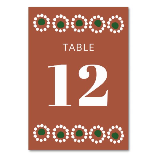 Mexicaanse Fiesta Boho Barro bruiloft Kaart (Voorkant)