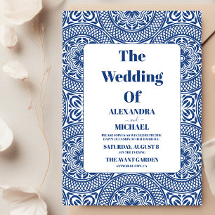 Mexicaanse Fiesta Borduurwerk Bloemen Bruiloft Kaart