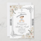 Mexicaanse Fiesta Boy Eerste Heilige Communie Uitn Kaart (Voorkant)