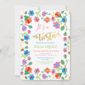 Mexicaanse Fiesta Bridal Shower-uitnodigingen Kaart (Voorkant)