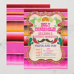 Mexicaanse Fiesta Bruiloft Feest Uitnodiging