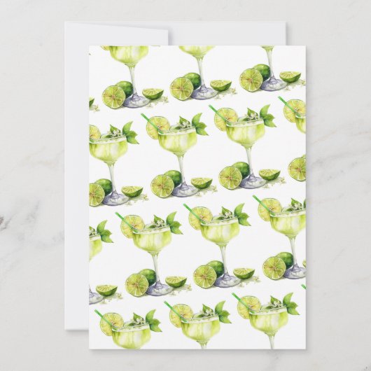 Mexicaanse Fiesta Couples Douche Kaart (Achterkant)