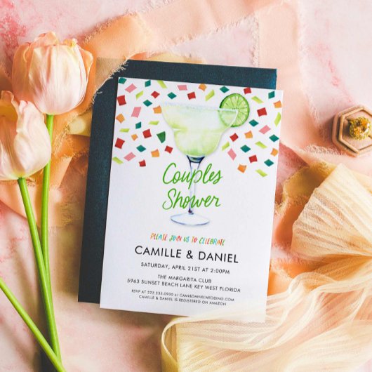 Mexicaanse Fiesta Couples Fiesta Douche Uitnodigin Kaart