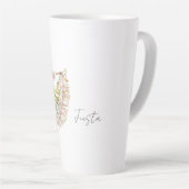 Mexicaanse Fiesta Dansjurk Latte Mok (Rechterhoek)