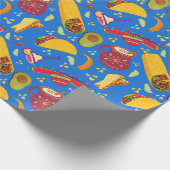 Mexicaanse Fiesta Delight Wrapping Papier (Hoek)