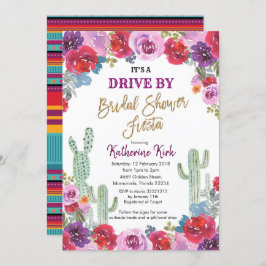 Mexicaanse Fiesta Drive by Bridal Shower Kaart