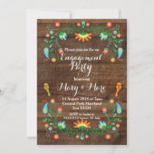 Mexicaanse Fiesta Engagement Party Uitnodiging (Voorkant)