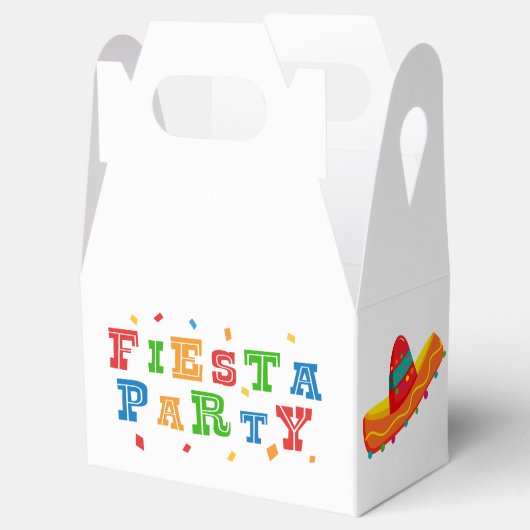 Mexicaanse Fiesta Favor Box Bedankdoosjes (Geopend)