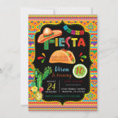 Mexicaanse Fiesta Feest Uitnodiging Templates (Voorkant)