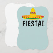MEXICAANSE FIESTA FEEST UITNODIGINGEN PERSONALISEE (Voorkant / Achterkant)
