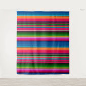 Mexicaanse Fiesta Feestdeken Kleurrijk decoratief  Wandkleed (Voorkant)