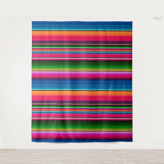 Mexicaanse Fiesta Feestdeken Kleurrijk decoratief  Wandkleed (Voorkant)