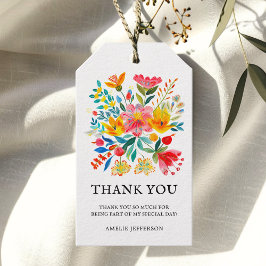 Mexicaanse Fiesta Floral Theme Favoriet Cadeaulabel